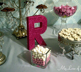 diy glittered letters, crafts, home decor