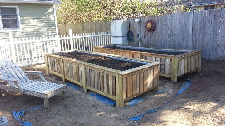 Raised Bed Gardens From Pallets Hometalk