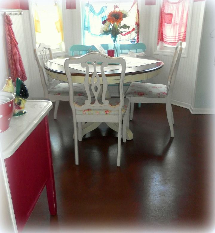 diy painting old laminate floors beforeandafter, diy, flooring, how to, painting, From boring to beautiful