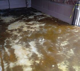 featured photos, Another view of Dry acid stains prior to sealing