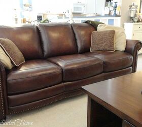 furniture the couch kind, home decor, living room ideas, painted furniture, Leather couch