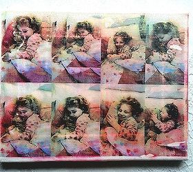 image onto canvas diy, crafts, decoupage, Seal the canvas with a couple of layers of mod podge or varnish