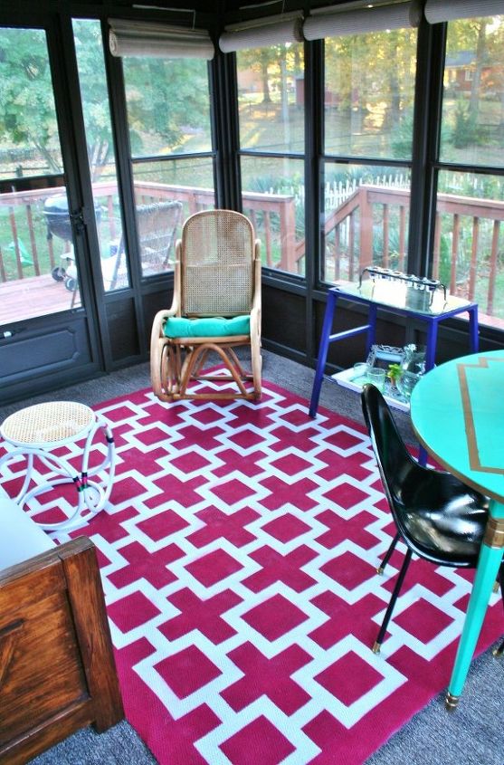 como pintar una alfombra de interior exterior, Aprende a pintar una alfombra