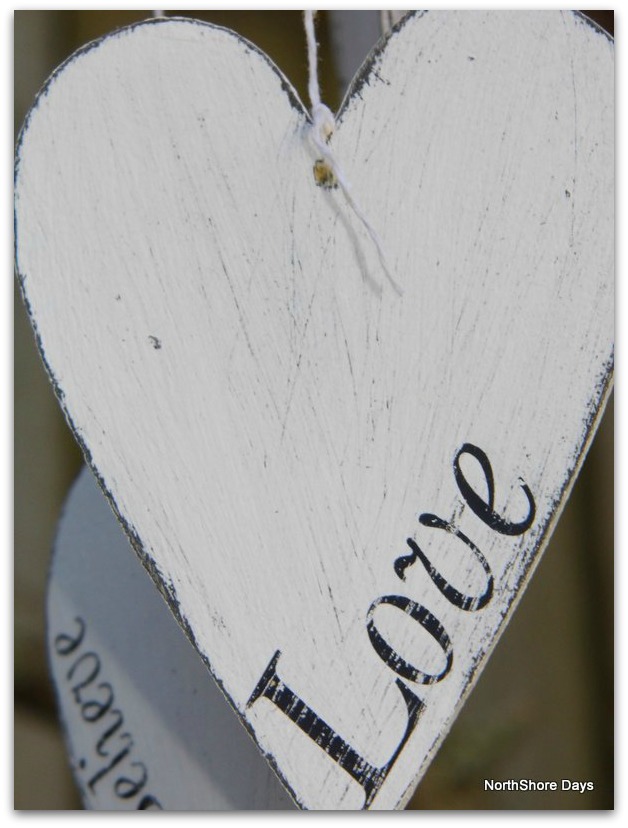wooden heart chimes, crafts, outdoor living