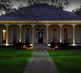 inviting outdoor lighting, curb appeal, lighting, outdoor living