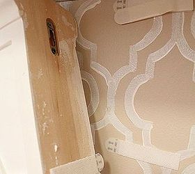 diy console shelf, diy, foyer, home decor, shelving ideas, storage ideas, I attached the corbels using two 3M strips each