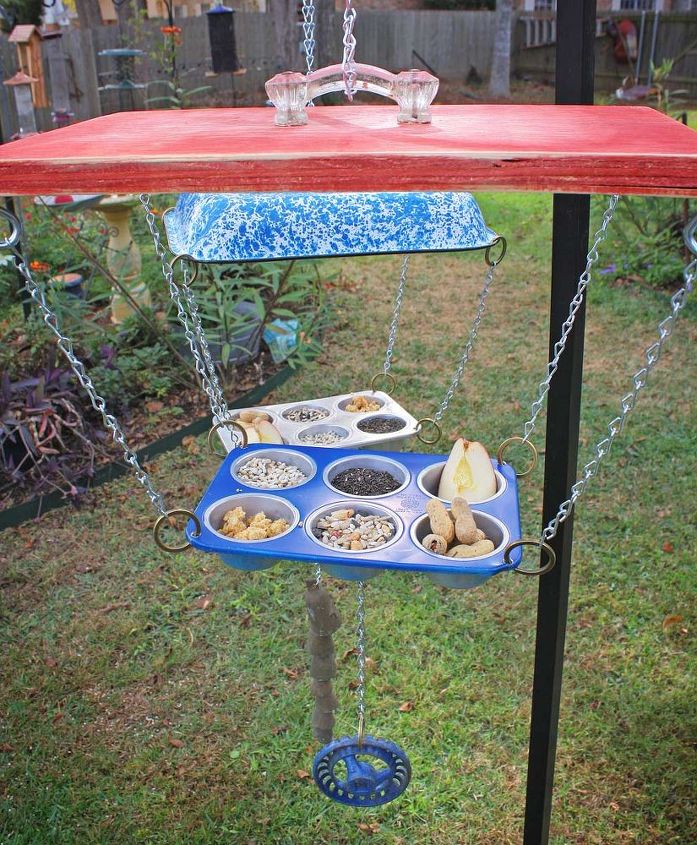 repurposed upcycled hillbilly alimentadores de aves, Repurposed Hillbilly Bird Feeders by GadgetSponge com