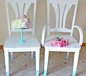 dining room table amp chairs makeover, painted furniture