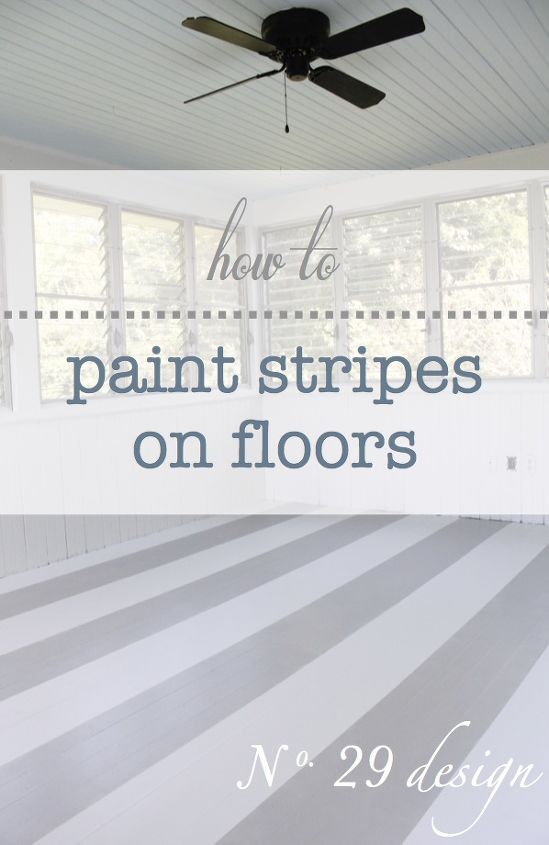 how to paint stripes on floors, flooring, home decor, painting