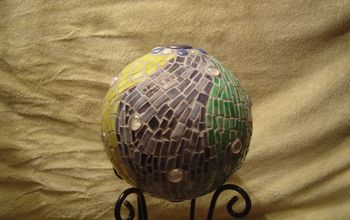 My First Mosaic Ball Created in December 2010
