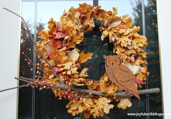 fall decor ideas, seasonal holiday d cor, wreaths, Fall wreath
