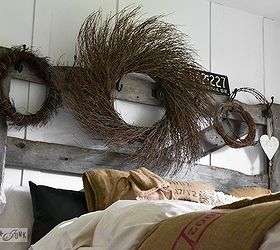 a quirky twiggy wire lampshade in seconds, crafts, repurposing upcycling, Which chimes in well with my quirky headboard Quirk meet Quirk I think I ve finally named my decorating style