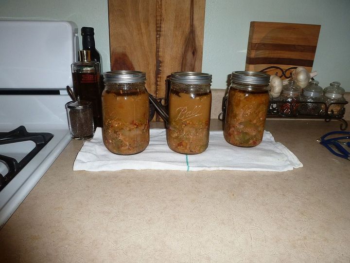 canning green chili, homesteading