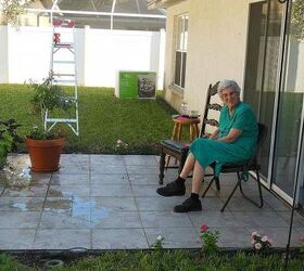 a labor of love, flowers, gardening, hibiscus, Mom the boss supervising 9 10 13