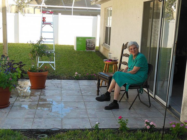 a labor of love, flowers, gardening, hibiscus, Mom the boss supervising 9 10 13