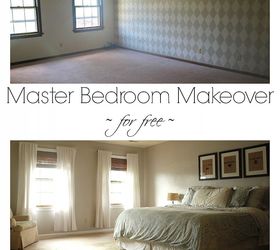 master bedroom makeover for free, bedroom ideas, home decor, painting