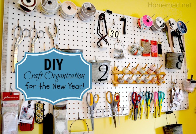 pegboard organization for the craft room, craft rooms, organizing, Visual organization is key