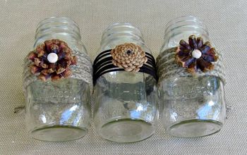 Creating Pine Cone Flowers for Fall Decorating