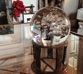 q up light solution, home decor, lighting, repurposing upcycling, Crystal globe woukd be really special with a light up from the bottom
