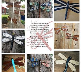 making dreamy dragonflies for the garden, crafts, gardening, repurposing upcycling, The main symbols of the dragonfly are renewal positive force and the power of life in general