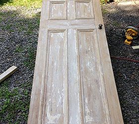 vintage door turned into a beautiful display, chalk paint, diy, home decor, painted furniture, repurposing upcycling