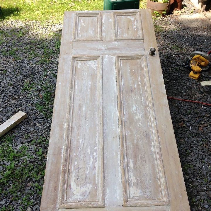 vintage door turned into a beautiful display, chalk paint, diy, home decor, painted furniture, repurposing upcycling
