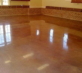 can you polish a garage floor really, flooring, garages, We polished this brand new garage floor There were no stains or contaminants on the flooring