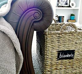 summer home decor, home decor, seasonal holiday decor, The air conditioning can get cold so I like to keep a basket of blankets nearby
