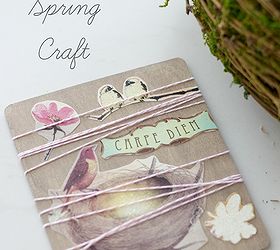 easy spring craft, crafts, decoupage, seasonal holiday decor