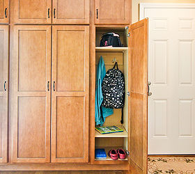 modified pantry just in time for back to school, cleaning tips, closet, storage ideas