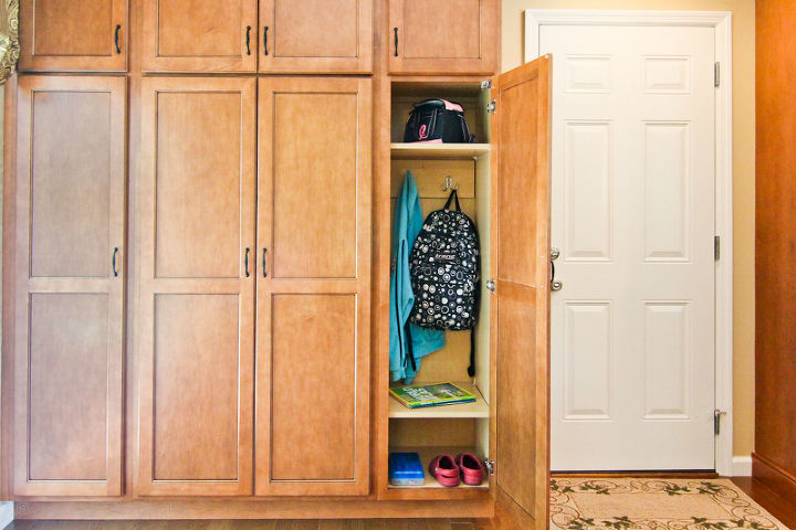 modified pantry just in time for back to school, cleaning tips, closet, storage ideas