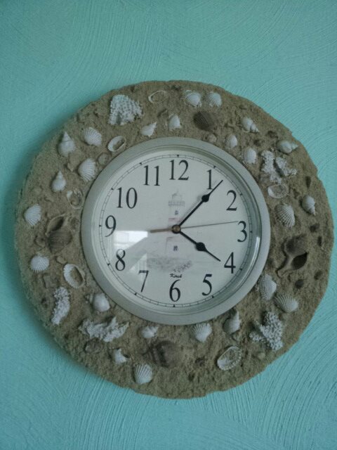 q want to make this clock frame anyone have ideas on how to make it, crafts