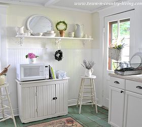 who else wants a summer fresh kitchen, home decor, kitchen design, Keep it light Swap out white or light colored accessories for darker ones that you use during winter months