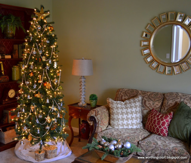 my silver bells memory tree, christmas decorations, living room ideas, seasonal holiday decor, Silver Bells Tree