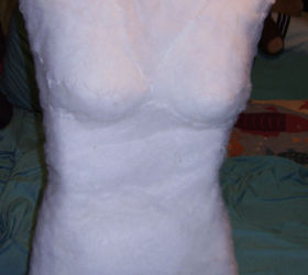 make your own dress form or mannequin, front view
