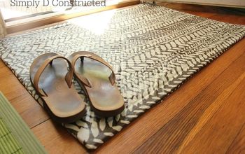 DIY Fabric-Covered Rubber Mat