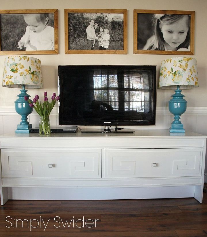 bright and cheery family room reveal, home decor, living room ideas, painted furniture