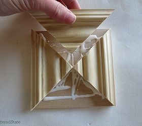 crown moulding scraps into home decor, diy, home decor, wall decor, woodworking projects