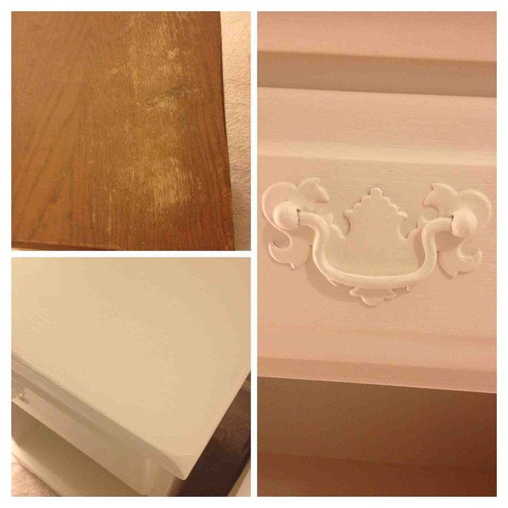 night stand before after, chalk paint, painted furniture