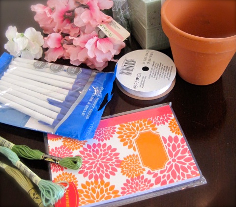 canetas de vaso de flores diy para o dia das mes, materiais baratos