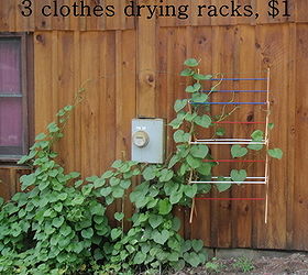 retired drying rack makes good good trellis that is, flowers, gardening, repurposing upcycling, The decision to use a drying rack for a trellis was a good one I can t wait until the morning glories take it over completely