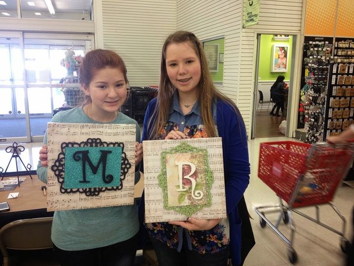 crafting with monograms, crafts