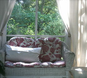 my favorite room in my house the sunroom, home decor, Sunroom seating