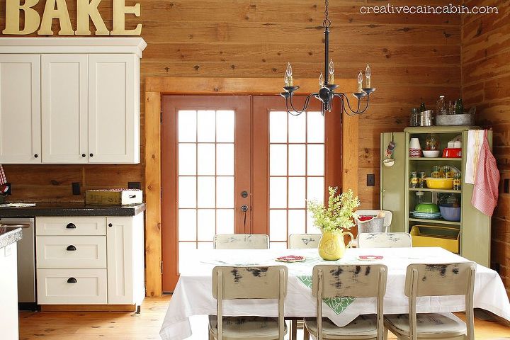 rearranging the dining room in a farmhouse log home, dining room ideas, home decor