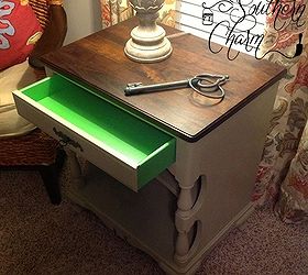 furniture refinishes, painted furniture, Refinished End Table