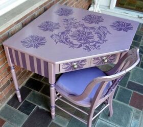 radiant orchid blooms as pantone s color of the year 2014, home decor, painted furniture