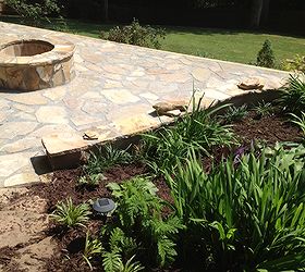 fire pit and landscaping, landscape, lawn care, outdoor living, After