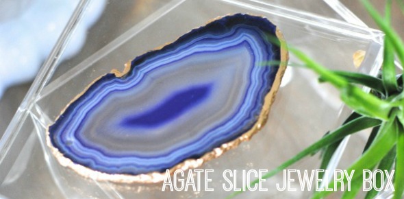 rock it make a stunning agate jewelry box, crafts, I d been oogling agate boxes online but they cost 95 and up I knew I could make it for much less but was stumped as to where to get the materials
