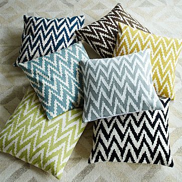 west elm gray yellow and brown living room design, home decor, living room ideas, painted furniture, West Elm chevron pillows