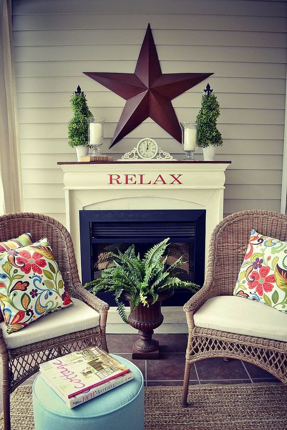 our summer porch, outdoor living, seasonal holiday decor, Thanks for visiting